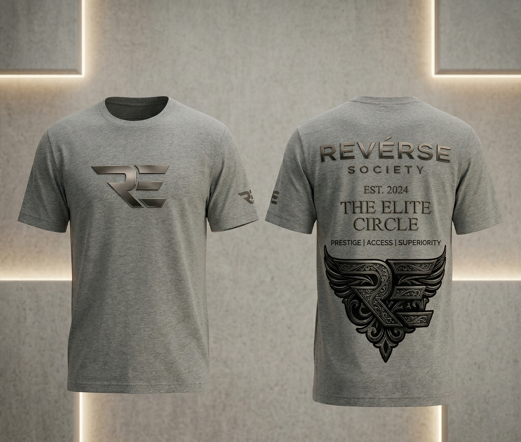 REVÉRSE Society Tee — Gray